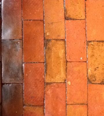 Quarry tile after sealing
