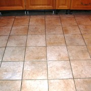 Ceramic floor after
