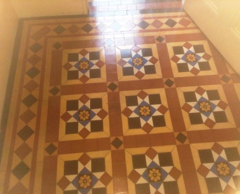 Victorian floor cleaned and sealed
