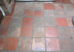 Terracotta before clean and seal