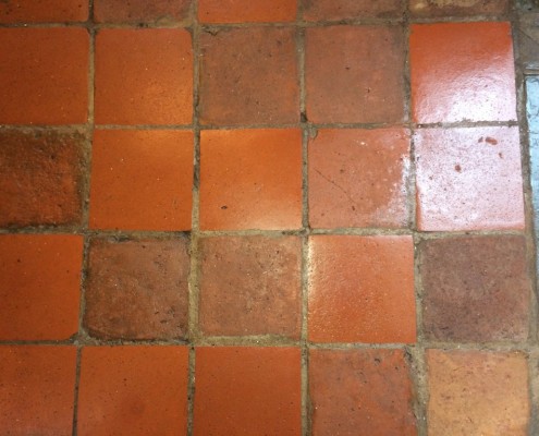 Terracotta clean and sealed
