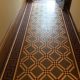 Victorian tiles after cleaning