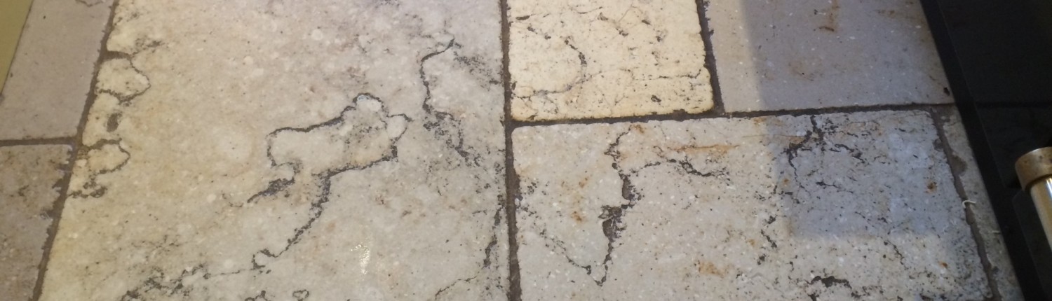 Travertine Before Cleaning