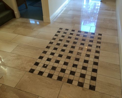 Marble Floor After Cleaning