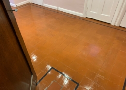 After Quarry Tile Floor Cleaning, Restoration and Polishing in Knowle, Solihull, West Midlands