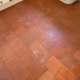 After Quarry Tile floor Restoration and Treated with a Colour Enhancer Impregnating Sealer Lower Quinton, Stratford upon Avon
