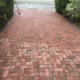 Block paved driveway after cleaning in Allostock Near Knutsford, Cheshire