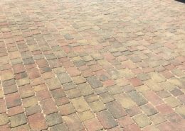 Clean and re sand of Block pavers to driveway in Goostrey, Cheshire. after