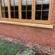 Exterior stone window sills deep cleaning and sealing in Dorridge, Solihull, West Midlands, after