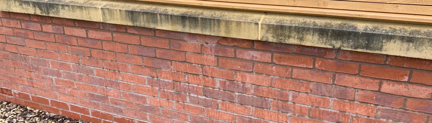 Exterior stone window sills deep cleaning and sealing in Dorridge, Solihull, West Midlands before Exterior stone window sills deep cleaning and sealing in Dorridge, Solihull, West Midlands, before