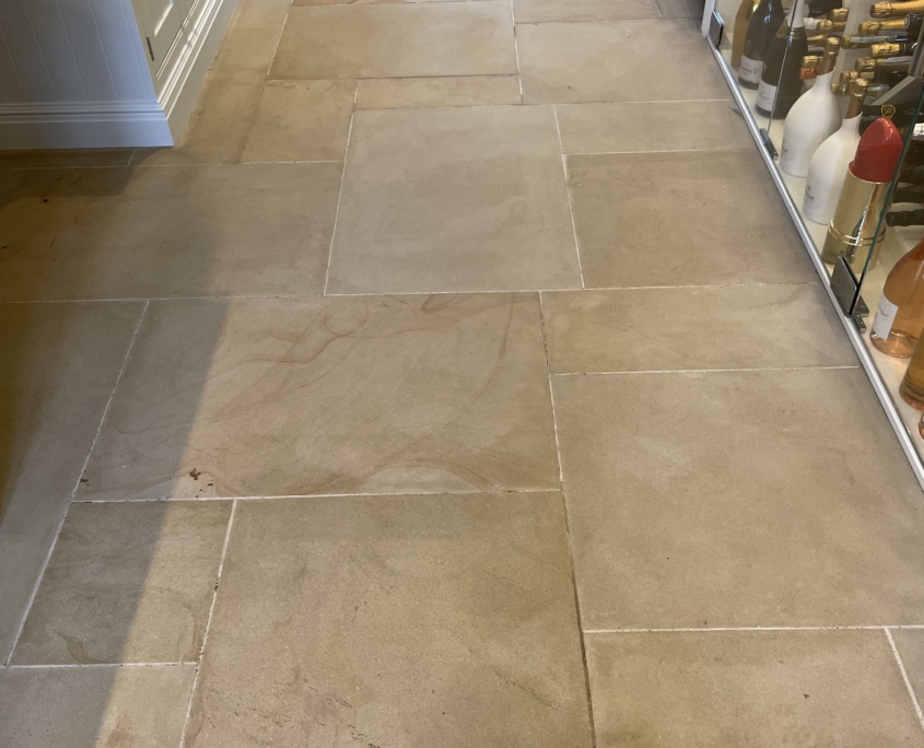 Gritstone floor cleaning in Alderley Edge, Cheshire Tile & Stone Medic