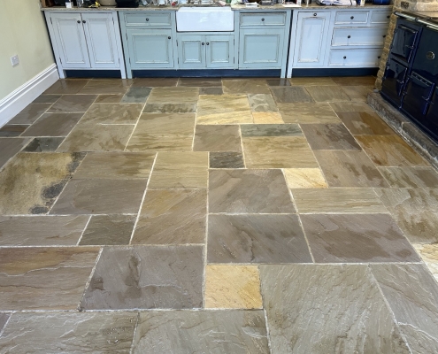 Indian stone floor, deep cleaned, stripped, and sealed in Longnor, Buxton Derbyshire, after Indian stone floor, deep cleaned, stripped, and sealed in Longnor, Buxton Derbyshire, after