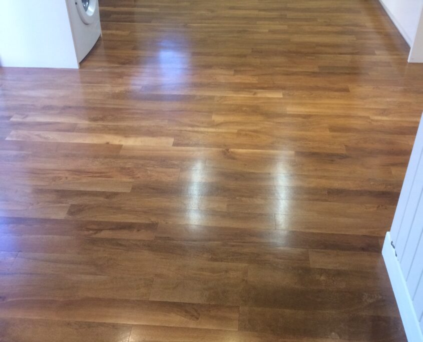Karndean floor cleaning and stripping in Glossop, Derbyshire Tile