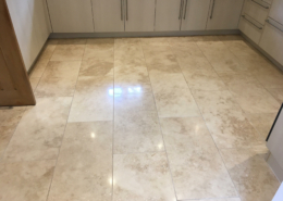 Limestone floor cleaning in Parkgate Wirral after