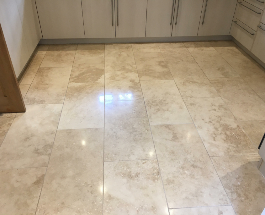 Limestone floor cleaning in Parkgate, Wirral