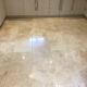 Limestone floor cleaning in Parkgate, Wirral after cleaning, sealing and polishing