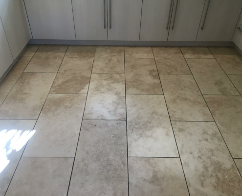 Limestone floor cleaning in Parkgate Wirral before