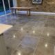 Limestone floor cleaning, polishing and sealing in Knowle, Solihull, West Midlands, after