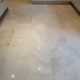 Limestone kitchen floor in Bakewell Derbyshire after cleaning, polishing and seasling.