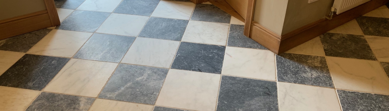Marble Floor Cleaning, Sealing and Polishing in Kenilworth, Warwickshire before