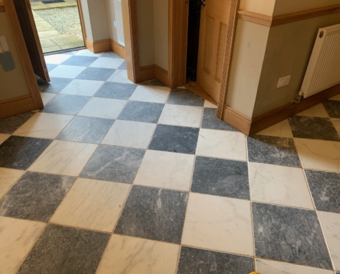 Marble Floor Cleaning, Sealing and Polishing in Kenilworth, Warwickshire before