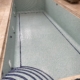 Mosaic tiled swimming pool cleaning in Knutsford, Cheshire - after
