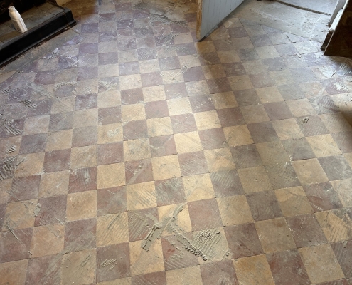Old Quarry tiled floor deep cleaned, stripped and sealed in Whitchurch Shropshire before Old Quarry tiled floor deep cleaned, stripped and sealed in Whitchurch Shropshire before