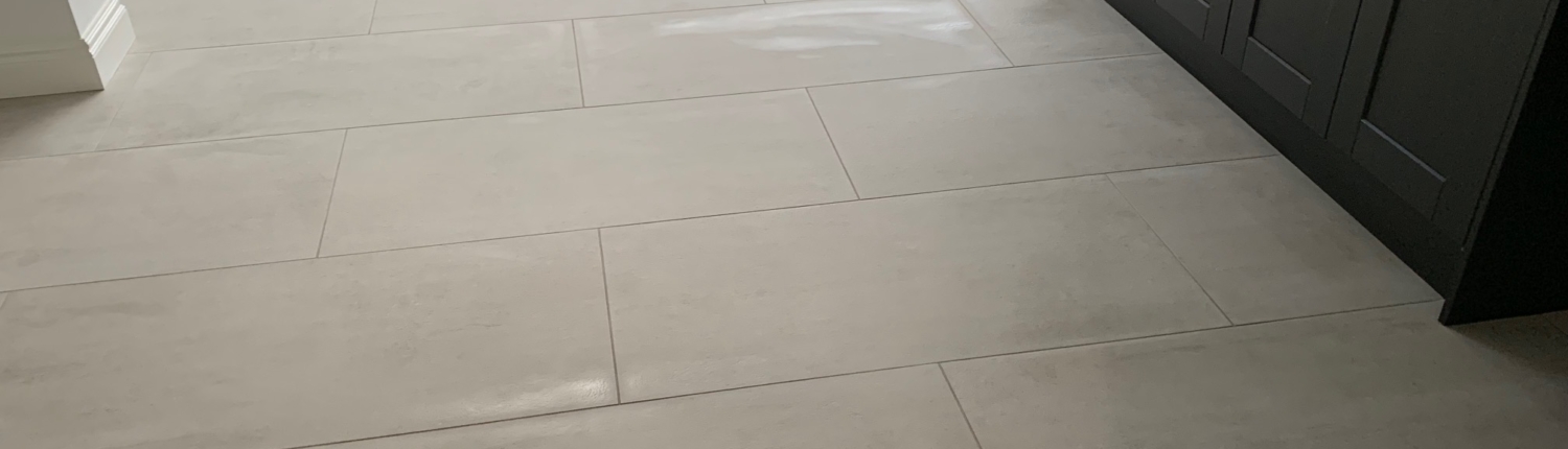 Porcelain Floor Cleaning and Sealing in Solihull, West Midlands after
