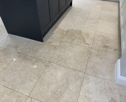 Porcelain Floor and Grout Cleaning and Sealing in Knowle, Solihull, West Midlands before