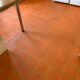 Quarry tile floor and grout cleaning, stripping and sealing In Bournemouth, Dorset, after