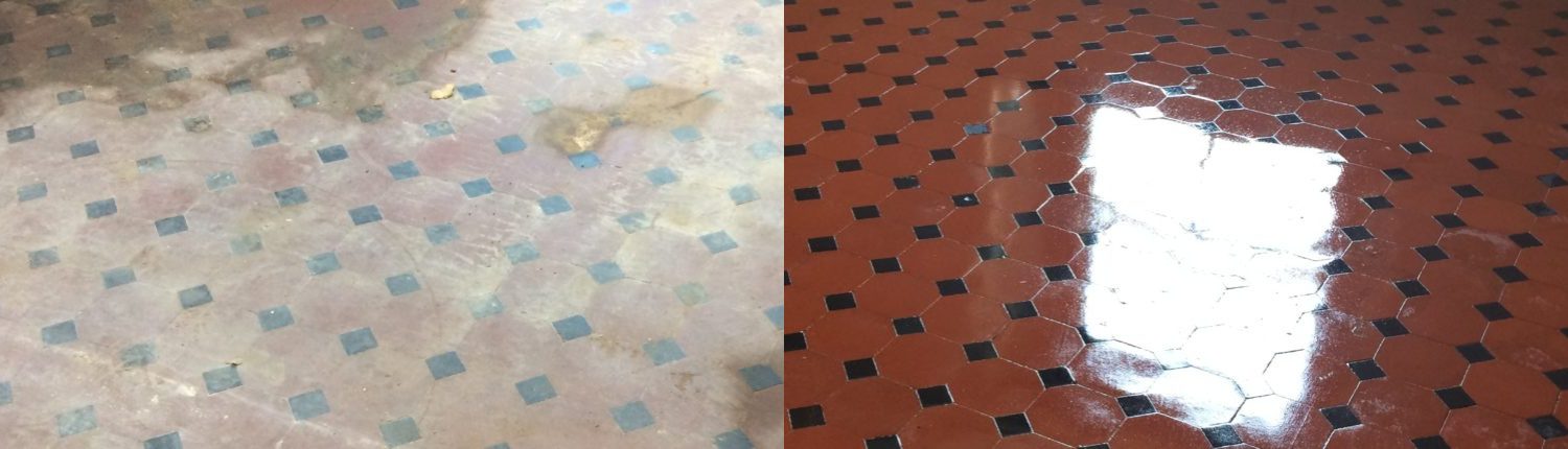 Quarry tile floor cleaning 3