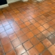 Quarry tile floor cleaning and sealing in Droitwich, Worcestershire after