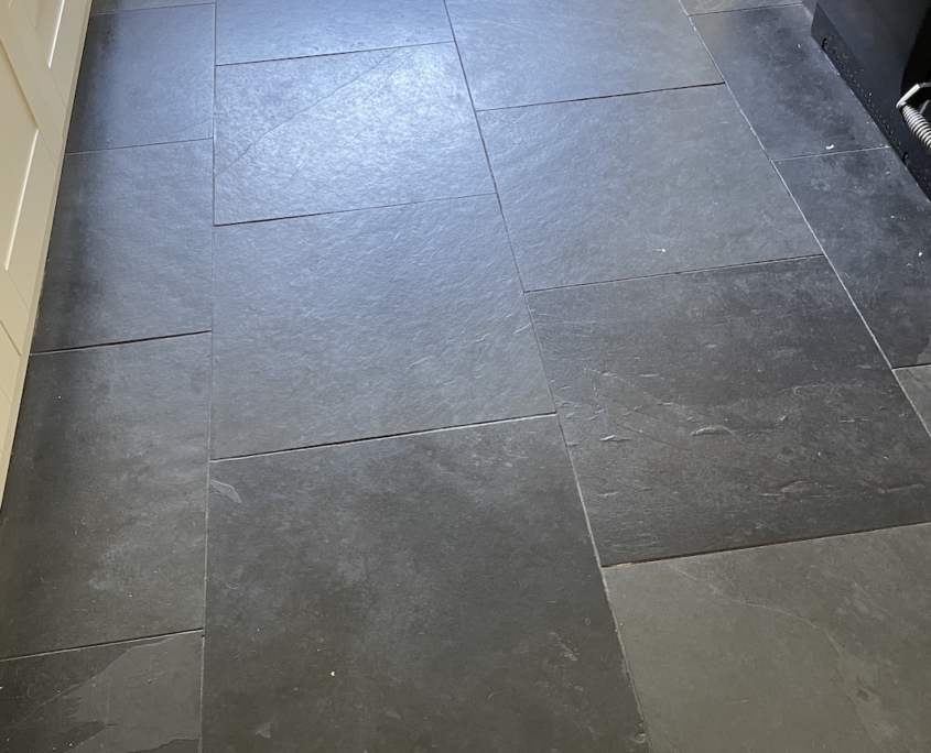 Slate floors cleaning and sealing in Wybunbury, Nantwich, Cheshire