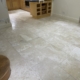 Travertine floor cleaned, filled and sealed in Biggin, near Buxton, Derbyshire - after