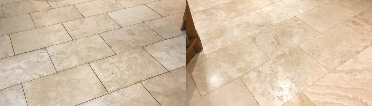 Travertine floor cleaning 4