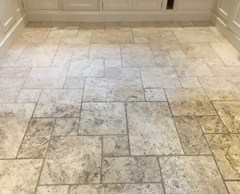 Travertine floor cleaning in Standon, Staffordshire