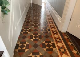 Victorian Minton Floor Stripping, Cleaning, Sealing & Polishing, Sutton Coldfield, West Midlands, after