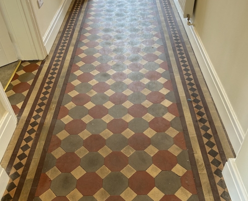 Victorian floor deep cleaned, stripped and sealed in Alford, Nr Chester, before Victorian floor deep cleaned, stripped and sealed in Alford, Nr Chester, before