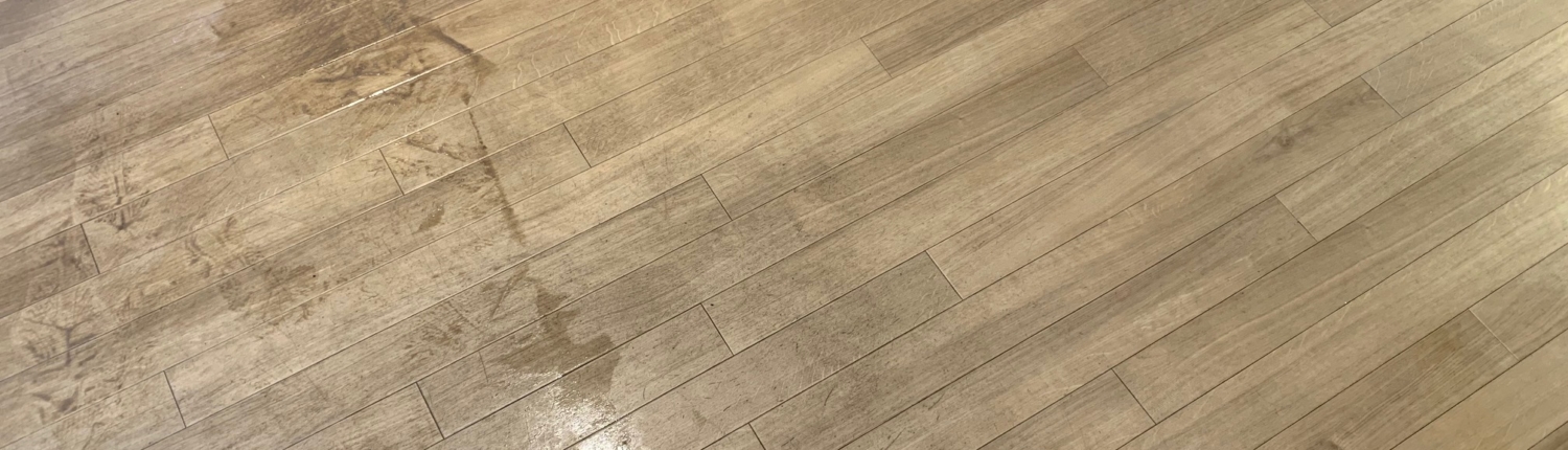Karndean vinyl floor deep cleaning, sealing and dressing, Solihull, West Midlands, before