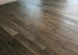 Plank style Porcelain floor deep cleaned and sealed in Lymm, Cheshire, after