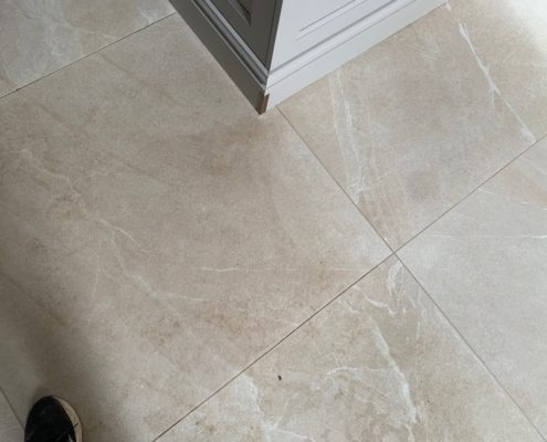 Porcelain & grout cleaning & sealing in Malvern, Worcestershire, before2