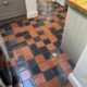 Quarry tiled kitchen floor deep cleaned and sealed in Congleton, Cheshire, after